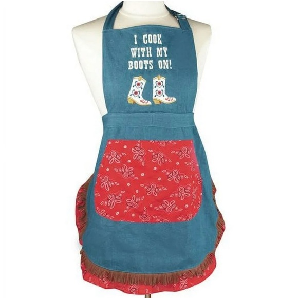 Manual Woodworker I Cook with My Boots on! Apron❤️BNWT❤️ - Picture 1 of 10